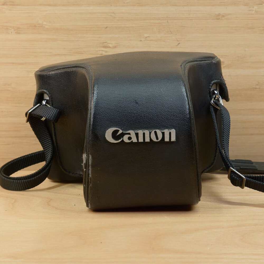 Canon silver and black SLR Film Camera with 50mm Lens - Picture 2 of 10